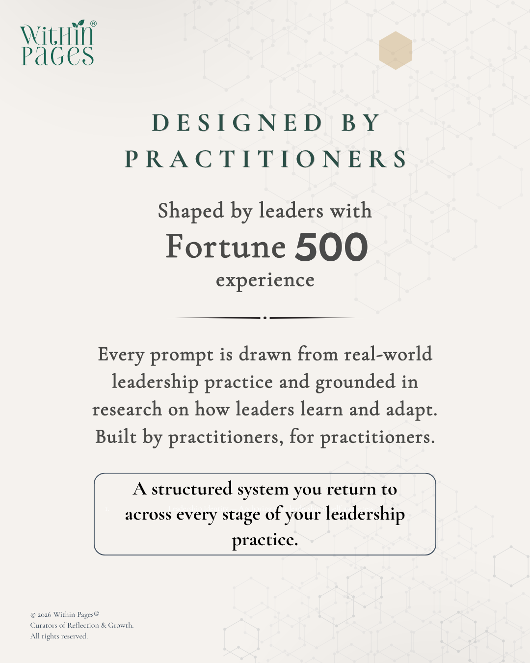 The Within Pages® Leadership Series