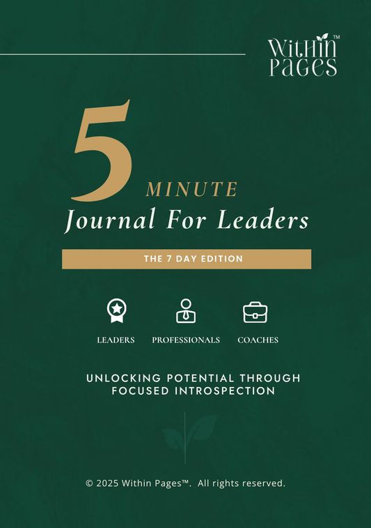 Five-Minute Journal for Leaders - 7-Day Edition
