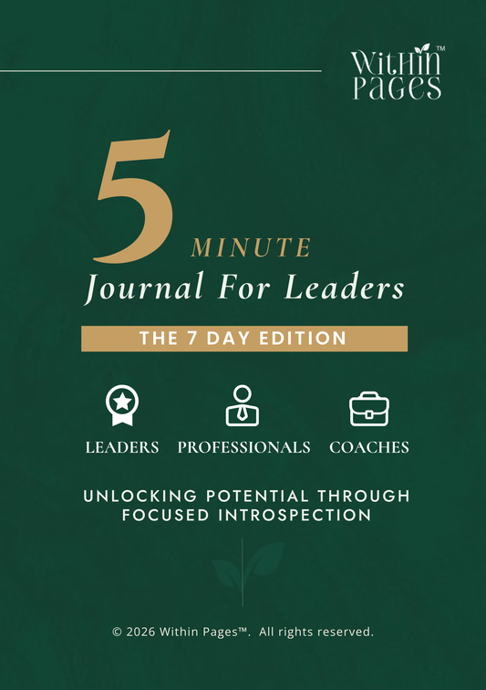 Five-Minute Journal for Leaders - 7-Day Edition