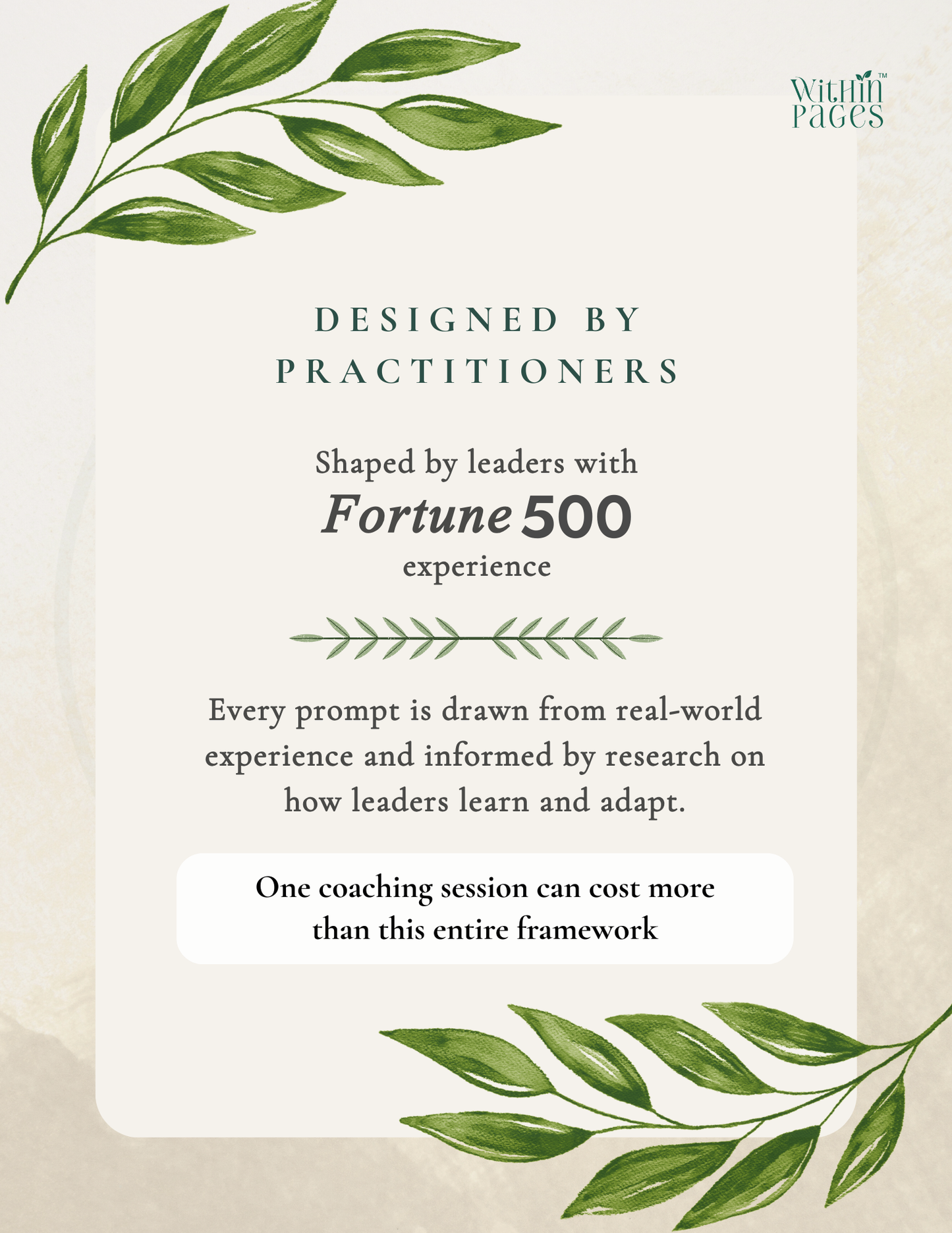 Step In: A Journal for the Leader you are Becoming