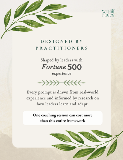 Step In: A Journal for the Leader you are Becoming