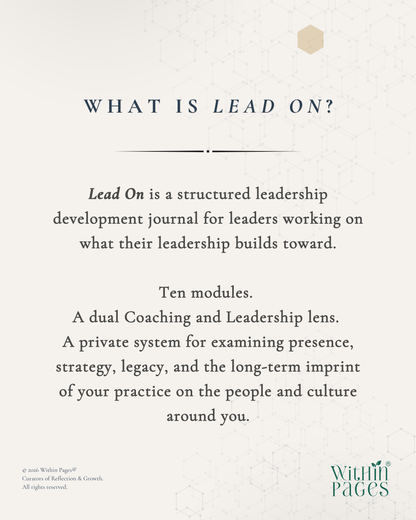 The Within Pages® Leadership Series
