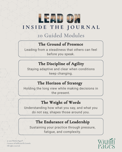 The Within Pages® Leadership Series