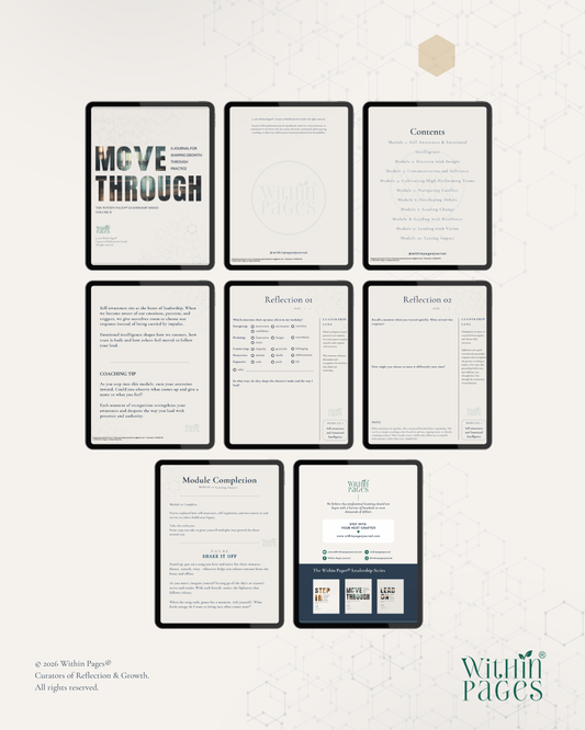 Move Through: A Journal for Shaping Growth through Practice