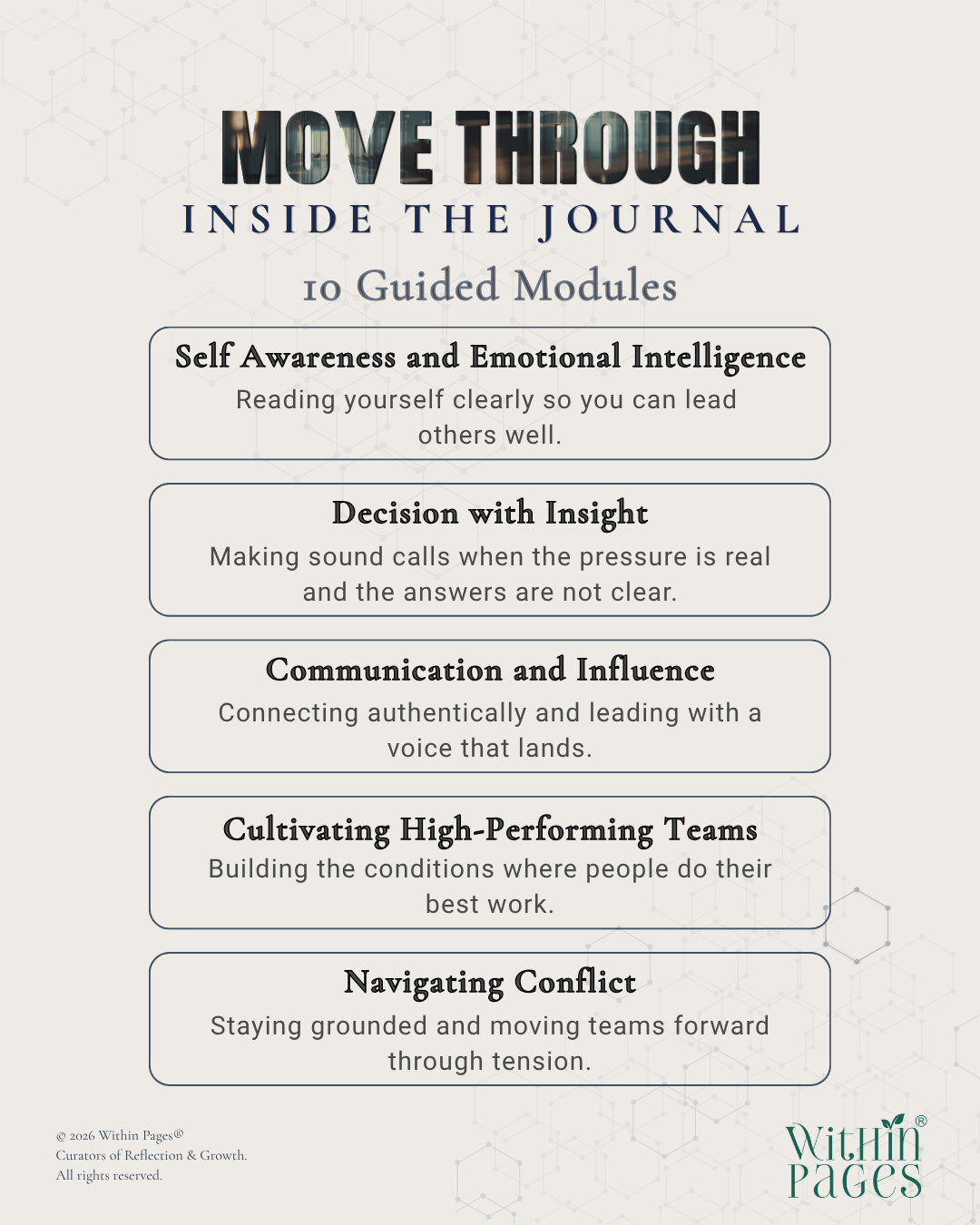 The Within Pages® Leadership Series