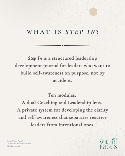 The Within Pages® Leadership Series