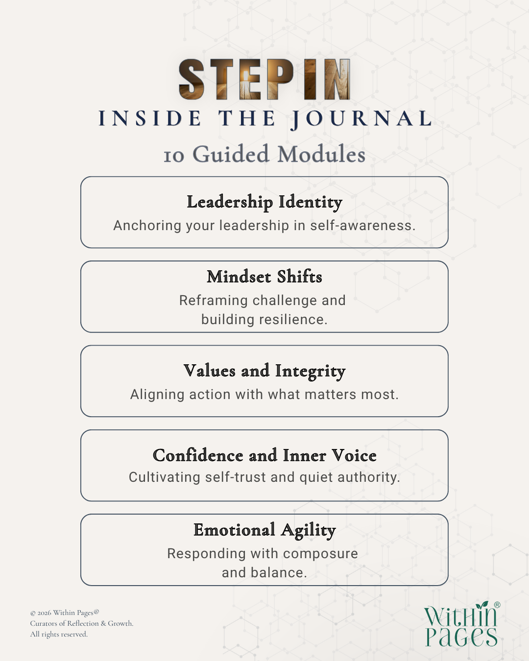 The Within Pages® Leadership Series